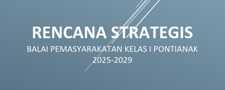 Renstra Bapas Pontianak 2025-2029